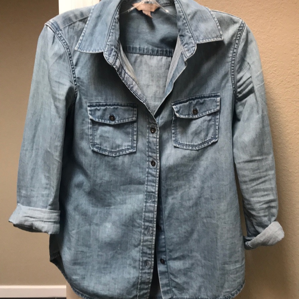 Banana Republic Denim/Jean Button Down Shirt